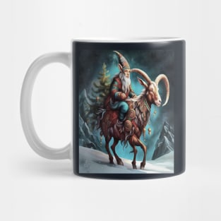 Julbocken Yule Goat And Tomte Scandanavian Mythology Mug